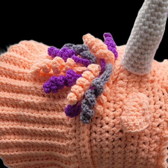 Crochet Unicorn Dog Hat - Picture 2 of 2